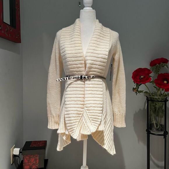 NEW Alice + Olivia Wool Cashmere Classic Timeless Layering Cardigan Sweater NWT - Picture 2 of 16